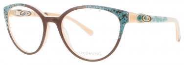 COCO SONG SWING-ALONE-CV256.03-09 Eyeglasses Eye Glasses C03 BROWN Authentic New