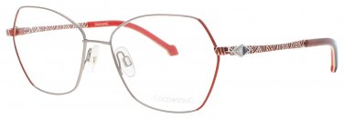 COCO SONG BROKEN-WINGS-CV187.04-09 Eyeglasses Eye Glasses C04 RED Authentic New