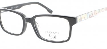 PRIMARY PK117-BLACK-46 Eyeglasses Eye Glasses Black Black Authentic New KIDS