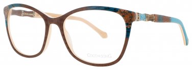 COCO SONG RAG-DOLL-CV226.01-09 Eyeglasses Eye Glasses C01 BROWN Authentic New 53