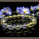 Natural yellow crystal bracelet 12MM