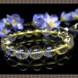 Natural yellow crystal bracelet 12MM