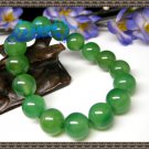 Natural green agate bracelet 12mm