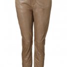 TOPSHOP Edited Premium 100% Leather Skinny AnkleZip Trousers UK10/38/6 BNWT £150