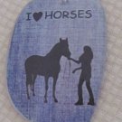 Girl/Horse Pendant