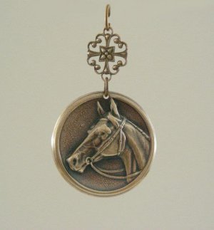 Bronze Horse pendant