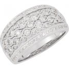 14k White Gold 1ctw Diamond Ring - 69495