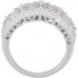 14k White Gold 1/2ctw Diamond Ring - 69497