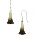 Sterling Silver Genuine Phantom Quartz Earrings - 68465