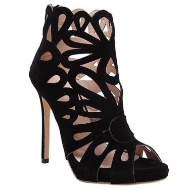 Fashionable Flocked Sandals