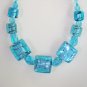 Retro - Aqua Necklace