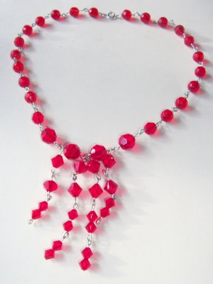 Ruby Necklace Set - Edwardian