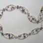 Amethyst Web-Chain Necklace