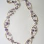 Amethyst Web-Chain Necklace