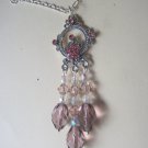 Edwardian Style Amethyst Pendant - Blushing Rose