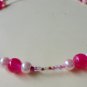 Strawberry Field - Pink Bead necklace