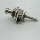 Round Head Chrome Strap bass buttons Lock for Electric Guitar Sl