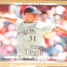  2007 UD First Edition Dave Bush #241 Brewers