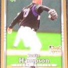  2007 UD First Edition Rookie Justin Hampson #14 Padres