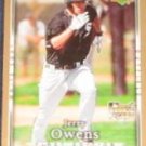  2007 UD First Edition Rookie Jerry Owens #10 White Sox