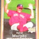  2007 UD First Edition Rookie David Murphy #5 Red Sox