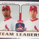  2006 Fleer Team Leaders Pujols/Carpenter #TL-25 Cardinals