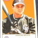  2005 Fleer Tradition Aaron Miles #222 Rockies