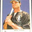  2005 Fleer Tradition Ben Davis #215 White Sox