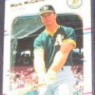  1988 Fleer Mark McGwire #286 Athletics