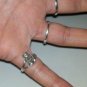 Small Vintage Sterling Silver 925 Southwest Story Teller Ring Size 5