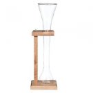 Half-Yard of Ale, Glass With Wooden Stand