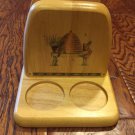 Pfaltzgraff Naturewood Napkin, Salt & Pepper Tray