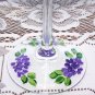 White Daisy Stemware