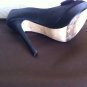 Glint Dina Pumps Black Satin 6M Super Cute