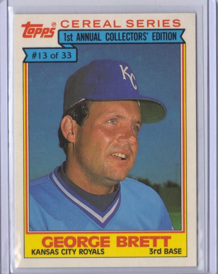 1984 George Brett Topps Cereal Series