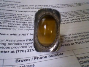 Vintage tigers eye ring