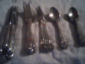 Vintage silverware set by wallace silversmiths