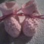 6wks size baby booties for girl