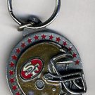 Pewter Key Chain San Francisco 49ers Football Licenced