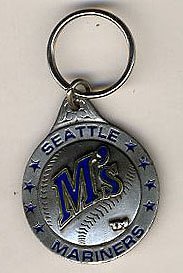 Pewter Key Chain Seattle Mariners Baseball American League