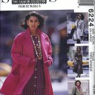 Sew News 6224 Sewing Pattern Coat in 3 Lengths Belt plus Size 22 24