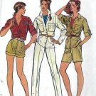Vintage 70s Fast Easy Sewing Pattern Jacket Pants Shorts Sz 14