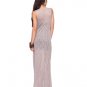 Forever 21 Pointelle Knit Long Maxi Dress Sheer Swimsuit Coverup - Nude - M
