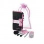 Mary Kay Signature Mini Bow Compact Travel Makeup Brush Set Powder Eye Shadow Lip Mirror - Pink