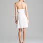 Diane Von Furstenberg DVF Amira Lace Fit and Flare Strapless Dress - White - 6