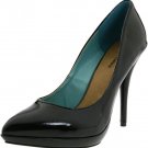 Michael Antonio Patent Pointed Toe Platform High Heel Stiletto Pump - Black - 8