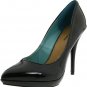 Michael Antonio Patent Pointed Toe Platform High Heel Stiletto Pump - Black - 8
