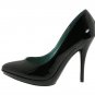 Michael Antonio Patent Pointed Toe Platform High Heel Stiletto Pump - Black - 8