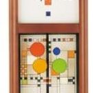 Bulova C3321 Frank Lloyd Wright "Coonley Playhouse" Wall Clock