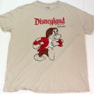 Men's Big Size 2x Disneyland Resort Classic T-shirt Tee Grumpy Beige NEW Disney